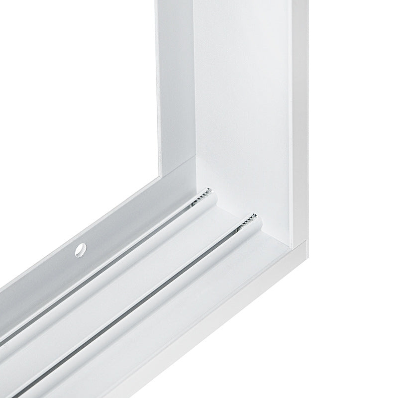 5er-Pack 600 x 1200 Aluminium-Aufbaurahmen für LED-Panel-Licht, weiß oder silber