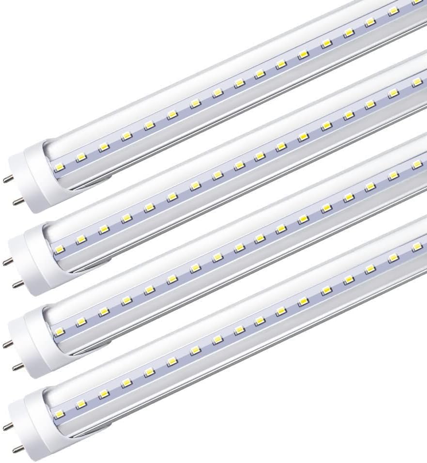 4ft Retrofit T8 LED Tube Light – 20W – Ballast Bypass – Frosted Lens – Warm / Natural / Daylight White – 4-Pack or 20-Pack – AC90-240V Non-Dimmable
