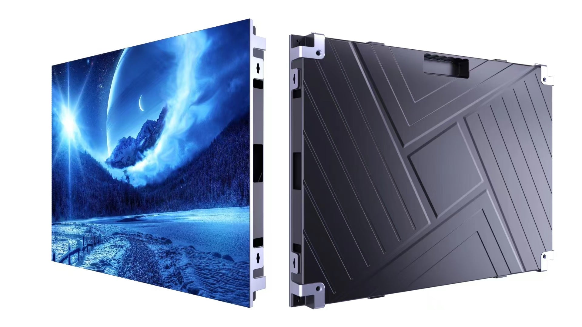 Écran LED d'intérieur TrueHD-640, pixels fins, 1,25/1,37/1,53/1,86/2,0/2,5 mm, boîtier en aluminium 640 x 480 mm, petit pas de pixel