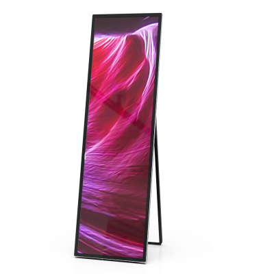 65.7 Inch (1650×255.2mm Viewable) Commercial Stretched LCD Bar Display | Ultra-Wide Android Shelf Screen | Cloud / USB / Mobile Playback
