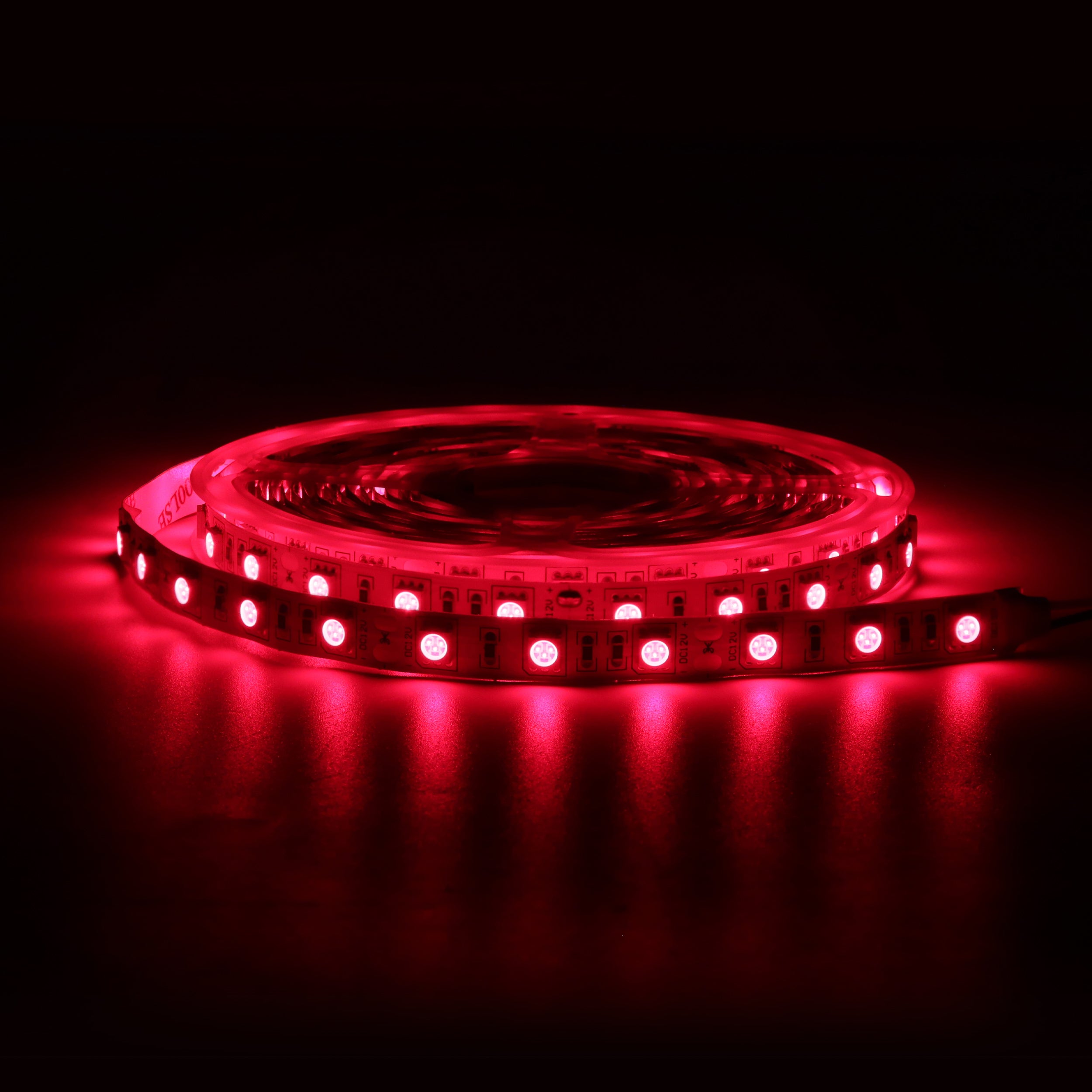 850nm SMD5050 DC12V Infrared LED Strip Light – High Brightness IR for Security, 30/60/120 LEDs/m, 5 Meters, IP00/IP65