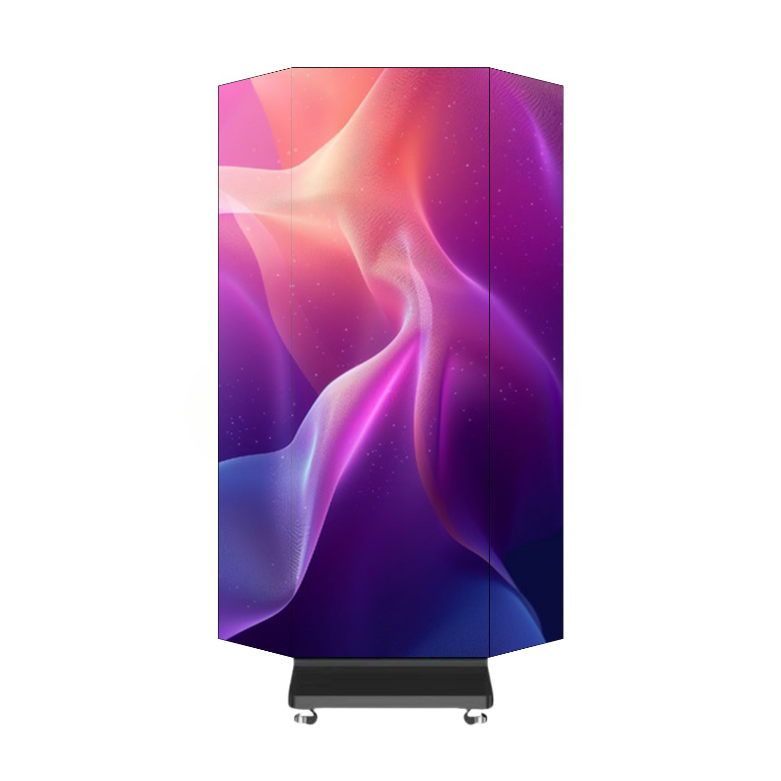EP-TR Series Tri-Fold LED Poster Display | Foldable 1280×1920mm Panel | P2.5 / P2 / P1.86 / P1.53 / P1.25  | GOB Surface | Portable Indoor Kiosk Display