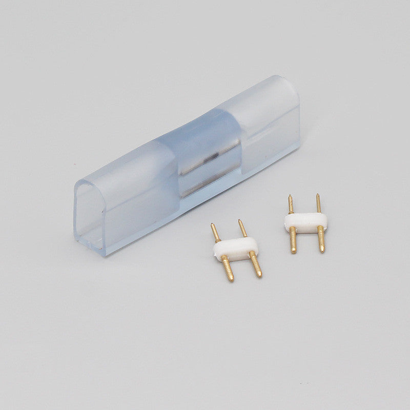 Accessoires pour bande lumineuse LED NEON 8x16, connecteur de bande et clips d'installation