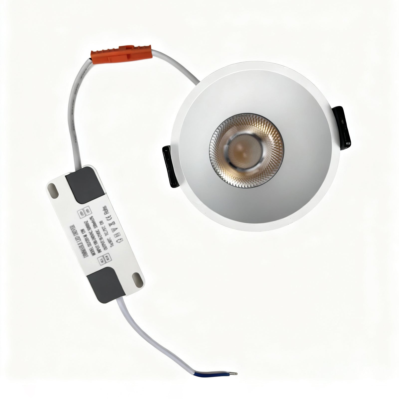 PRO-2A Series Deep Anti-Glare Full Spectrum LED Downlight | 200–240V | 4/10 Pack | 7W / 9W / 12W | 3000K / 4000K / 5000K | 24° Beam | White Housing | CRI>95 | Commercial Ceiling Recessed Light