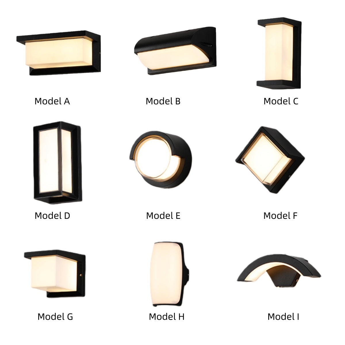 Cube Waterproof LED Wall Light – 18W | 3000K / 4000K / 6000K | Black Housing | Up & Down Outdoor Wall Sconce for Porch, Garden, Balcony & Indoor Decoration | Aluminum Housing | IP65 | 2-Pack