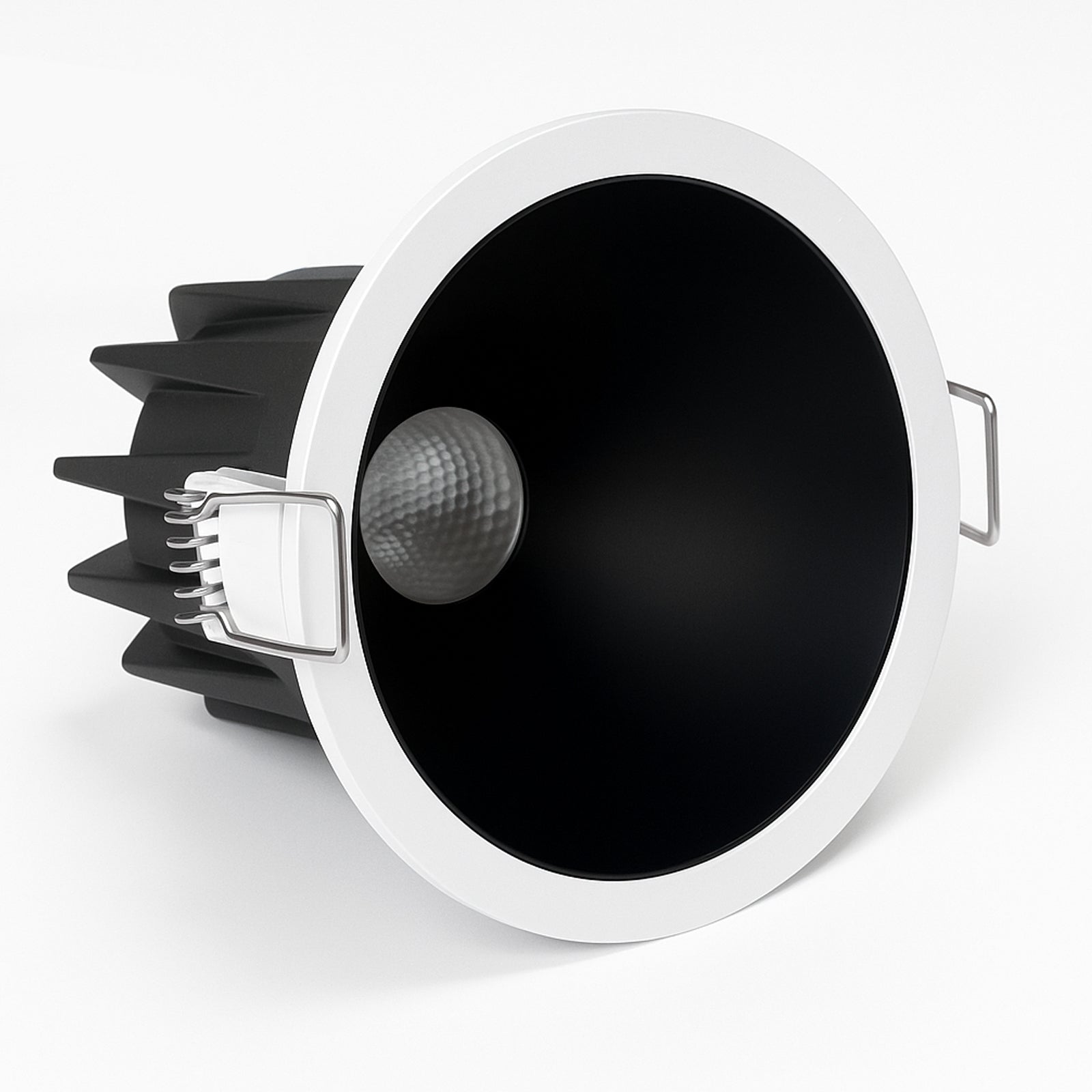 PRO-1C Series Deep Anti-Glare Full Spectrum LED Downlight | 100–130V | 4/10 Pack | 5W / 9W | 5CCT Adjustable | 24° Beam | White Housing | CRI>95 | Commercial Ceiling Recessed Light