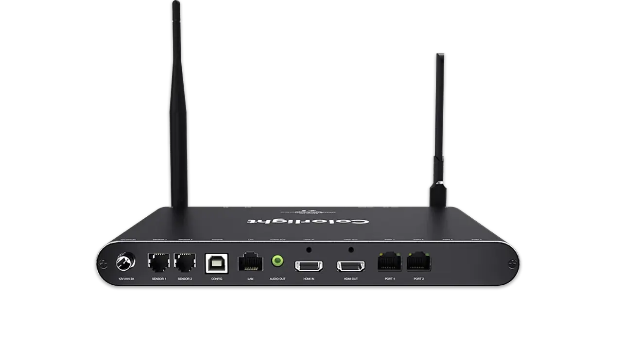 Colorlight A100 Multimedia-Player-Box mit 1,3 Millionen Pixel Ladekapazität