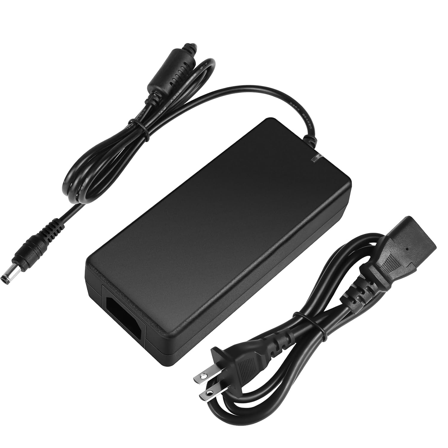 Adaptateur d'alimentation de bureau CC 24 V 60 W–120 W, entrée CA 100–240 V, transformateur de commutation avec prise US — pour bandes LED, imprimantes 3D, vidéosurveillance et appareils électroniques