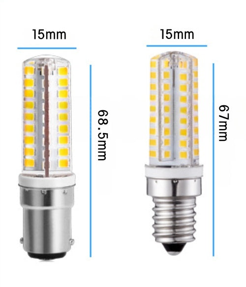 E14 B15 LED Light Bulbs 5W Equivalent to 50W AC 110V-120V / 200-240V (10-Pack)