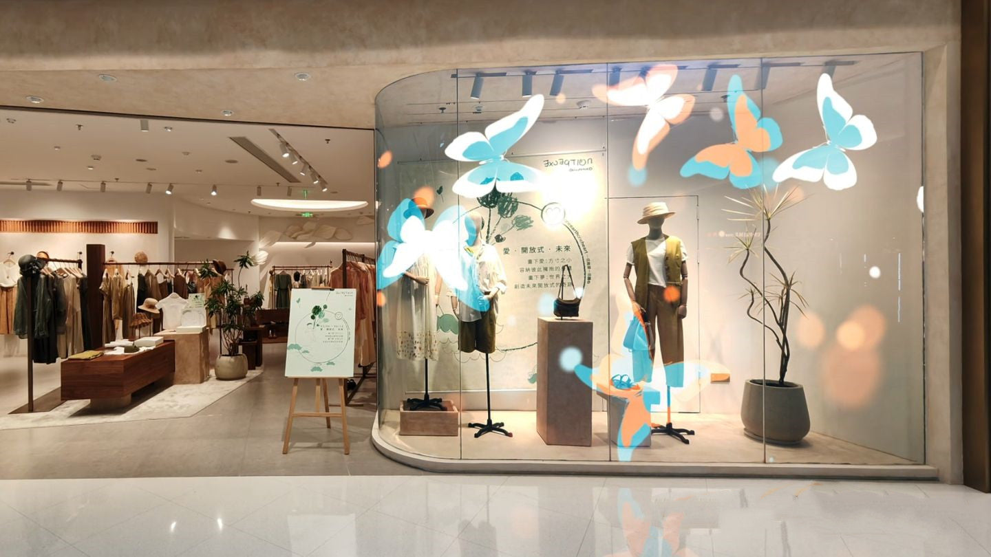 P6.25 Flexibler transparenter holografischer LED-Filmbildschirm, Helligkeit >3000NITS - Preis für einen Quadratmeter