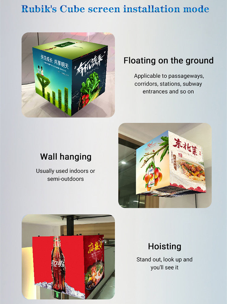 Customized Magic Cubic LED Display – Design Your Own LED Cube (Any Size, Pixel Pitch & Face Count) | Get a Quot Now