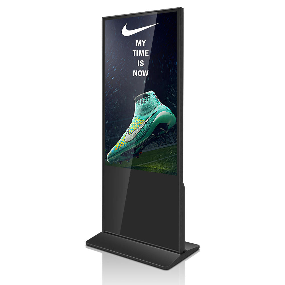 65‘’ Single-Sided Indoor Floor Stand LCD Advertising Player with Wheel Base | | Android RK3568 2GB+16GB | Non-Touch / Infrared / Capacitive Touch | CMS Preinstalled
