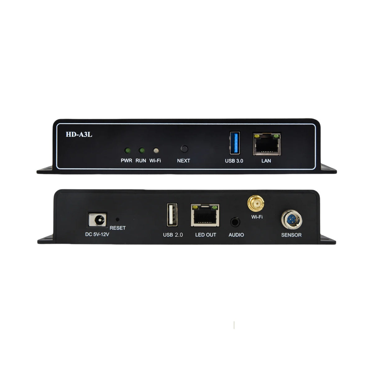 Huidu HD-A3L Sendebox – 650.000 Pixel | Asynchroner Controller | LED-Display-Controller der Einstiegsklasse mit USB und WLAN für LED-Displays