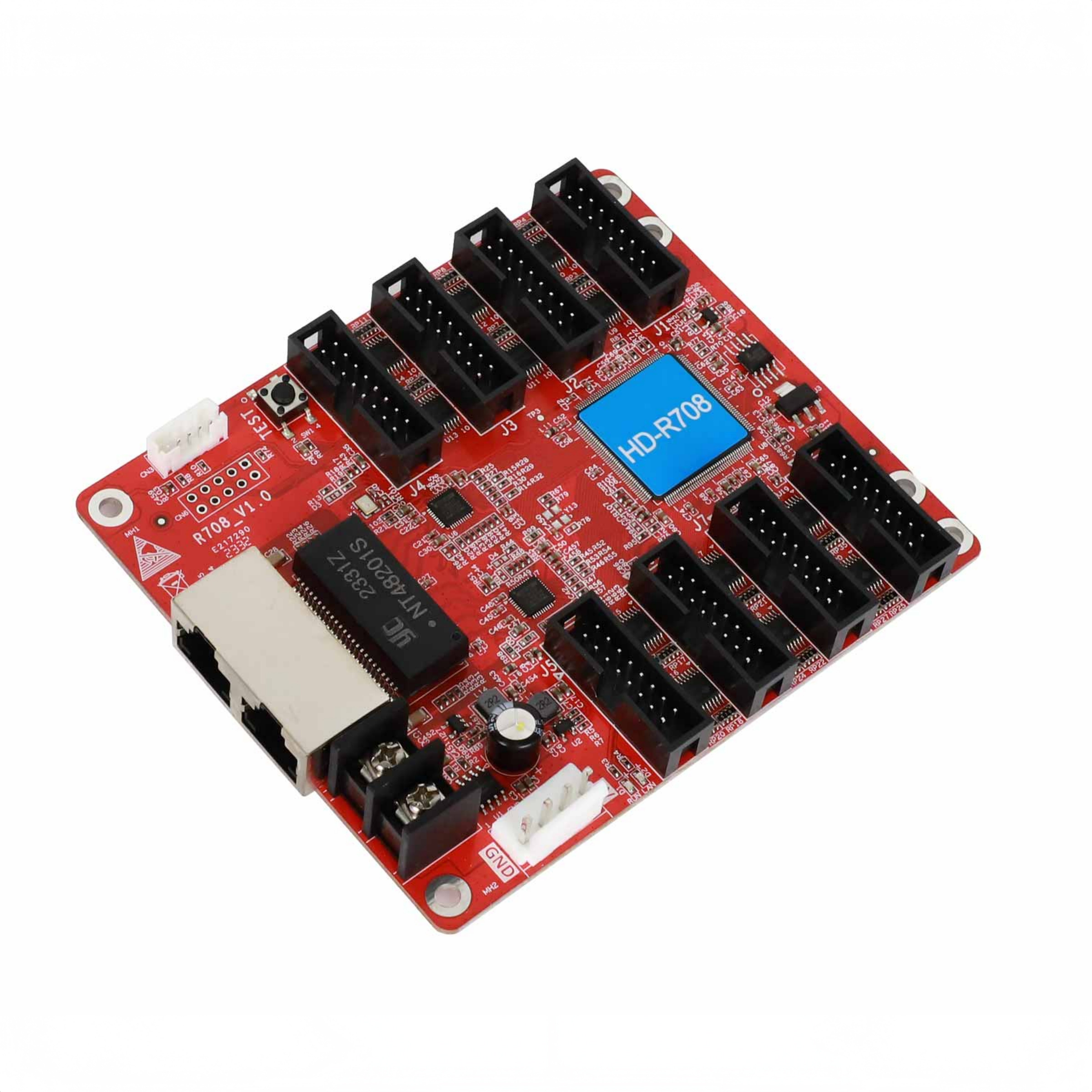 Huidu HD-R708 Receiving Card – 128 × 512Pixels | HUB75 | High-Compatib