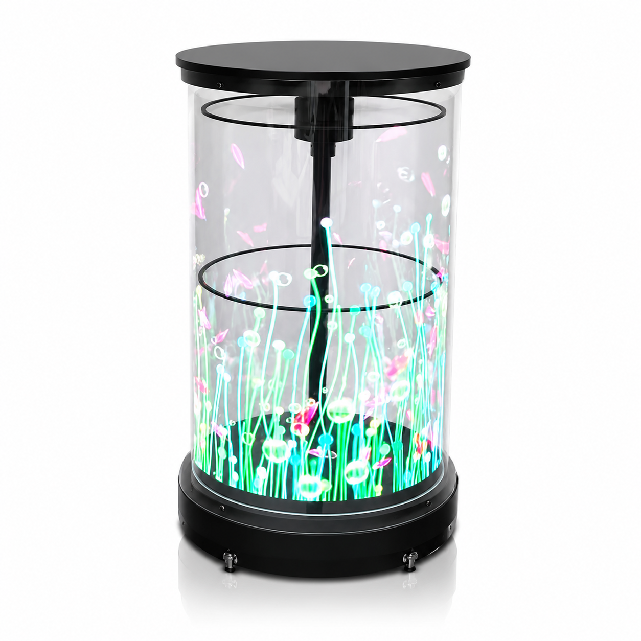 Ventilateur holographique 3D de 43 cm contrôlé par application Wi-Fi, livraison gratuite