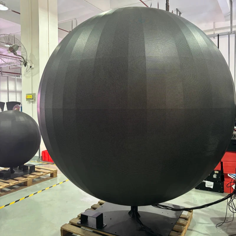 Dia. 150cm (4.9ft) Indoor LED Ball Display | P1.25 / P1.53 / P1.86 / P2 / P2.5 | 360° Sphere LED Screen for Museums, Events & Installations