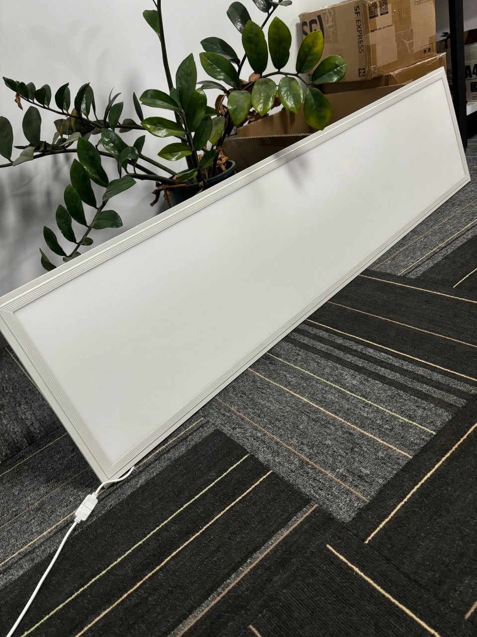 5PACK 1x4 FT - 300*1200 (mm) LED Flat Panel LED Drop Ceiling Lights, 40W 3600 LM, 3000/4000/6500k Dimmable Recessed Troffer Light Fixture for Office/Garage/Basement