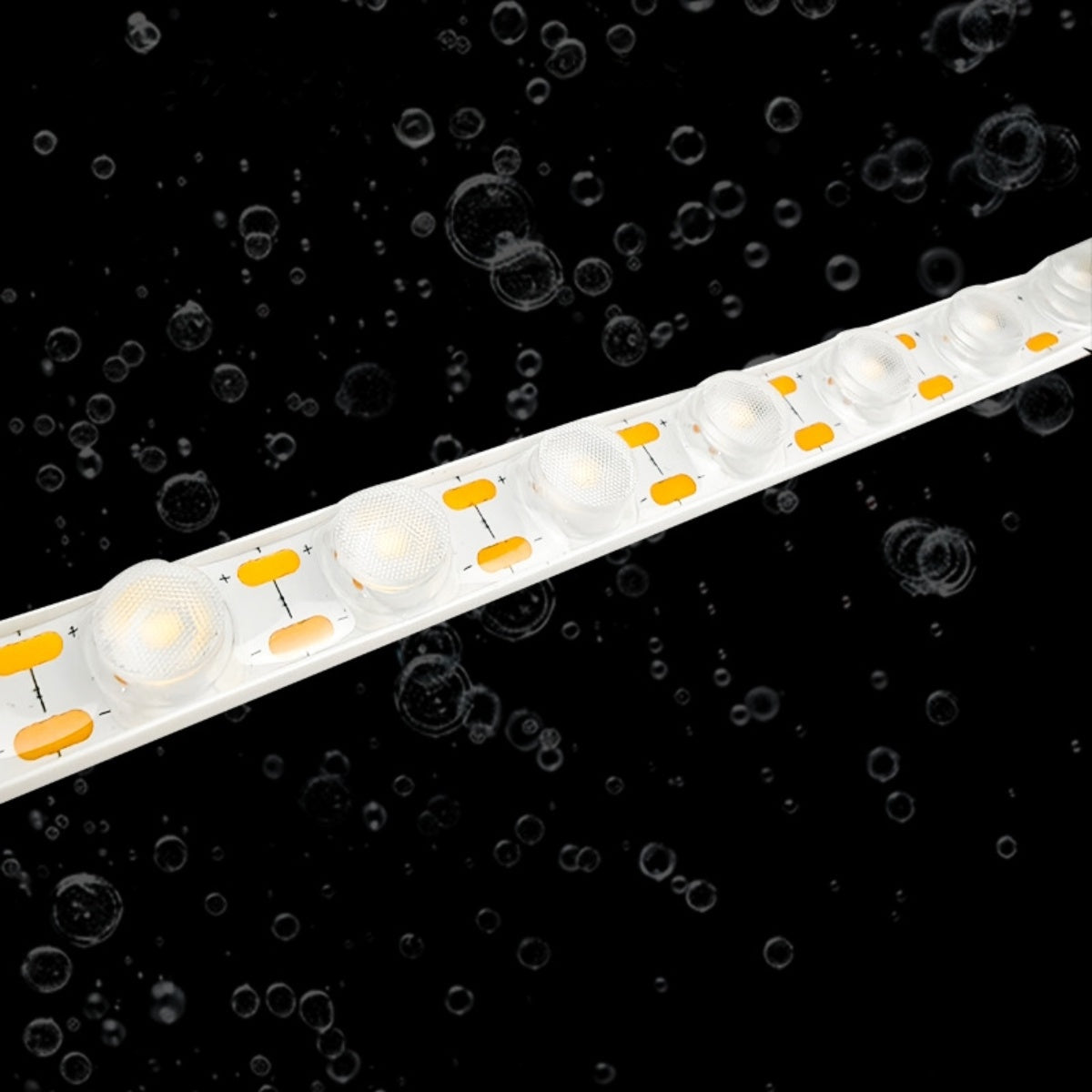 Waterproof Wall Washer LED Strip Light with 25° Beam Lens | 24V DC | 18W/m 48 LEDs/M | 5m Roll | High Brightness Architectural Lighting | 3000K / 4000K / 6000K