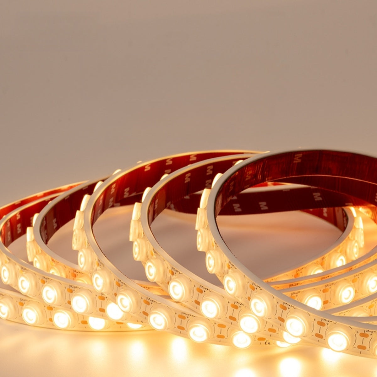 Waterproof Wall Washer LED Strip Light with 25° Beam Lens | 24V DC | 18W/m 48 LEDs/M | 5m Roll | High Brightness Architectural Lighting | 3000K / 4000K / 6000K