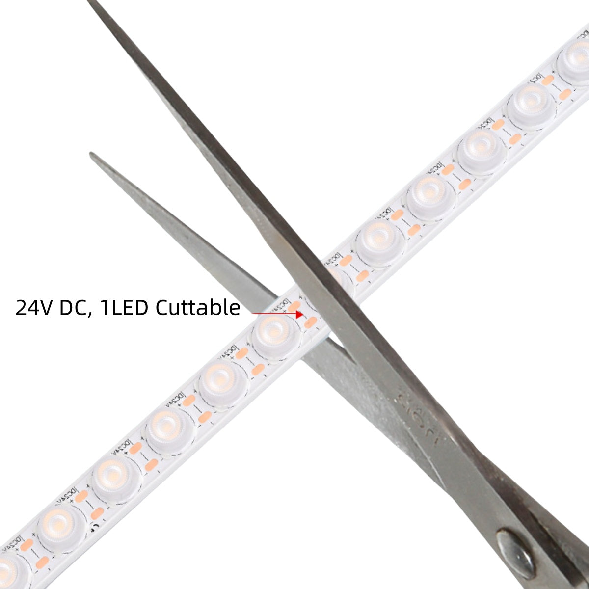 Waterproof Wall Washer LED Strip Light with 25° Beam Lens | 24V DC | 18W/m 48 LEDs/M | 5m Roll | High Brightness Architectural Lighting | 3000K / 4000K / 6000K