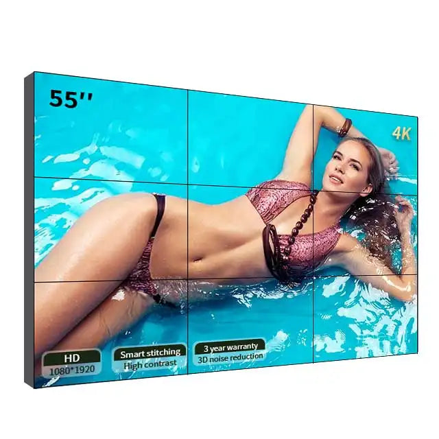 46'' / 49'' / 55''/ 65" BOE LCD Video Wall Display Large QTY. Splicing Group LCD Video Wall Panel Indoor Digital Signage and Display Advertising Players Splicing LCD Screen