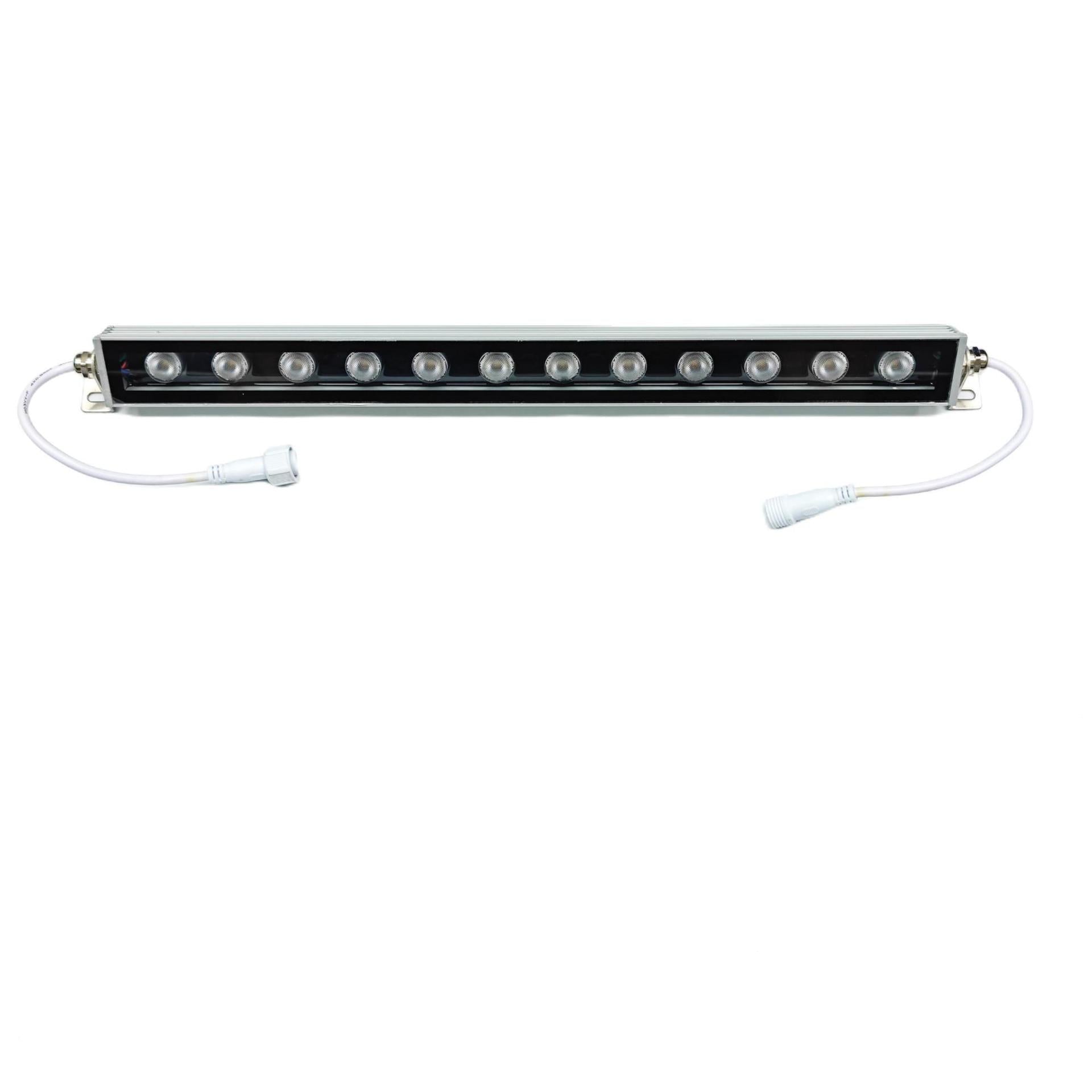 20'' RGBW SMD5050 24V 36W LED Wall Washer Light, Tempering Glass Cover IP67 Waterproof Grade,Energy Saving Linear Strip Light Supplies for Bridge, Hotel, Mega Bar Christmas Advertising Boards, Billboard,Building Commercial Lighting