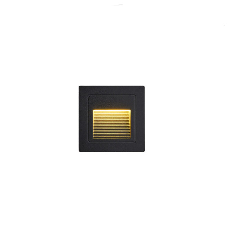 Lot de 2 appliques murales LED étanches 3 W AC100-240 V IP65 pour escaliers