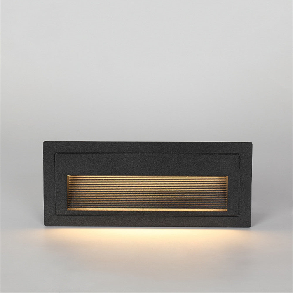 Lot de 2 appliques murales LED étanches 3 W AC100-240 V IP65 pour escaliers