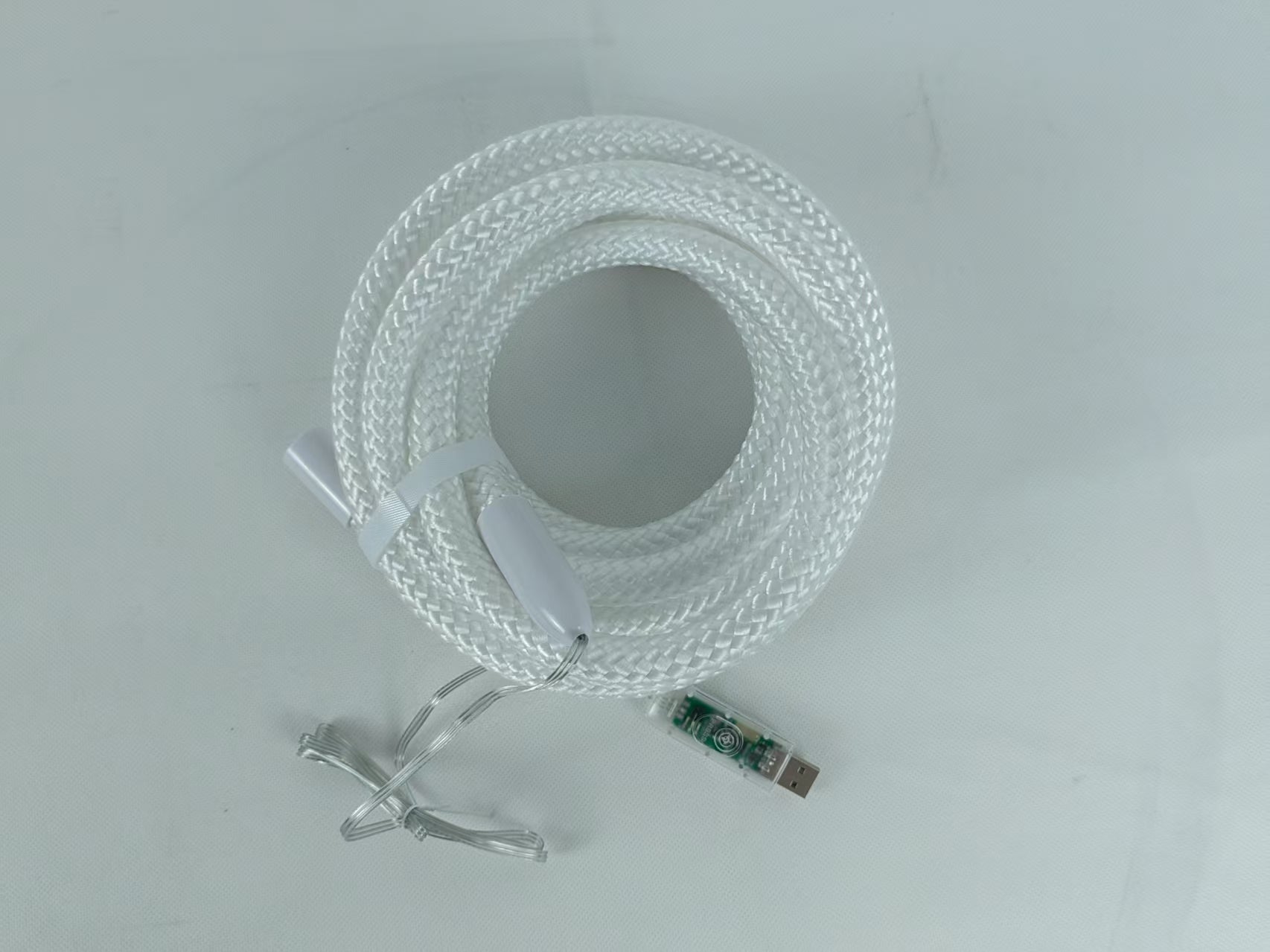 360° NEON-LED-Lichtstreifen, gewebte Optik, RGB-Farbe, wasserdicht, flexibles LED-Neonlicht-Streifen-Kit