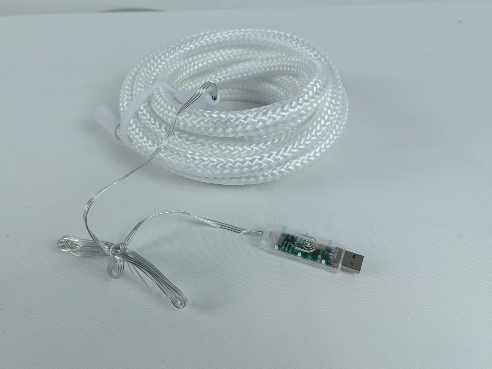 360° NEON-LED-Lichtstreifen, gewebte Optik, RGB-Farbe, wasserdicht, flexibles LED-Neonlicht-Streifen-Kit