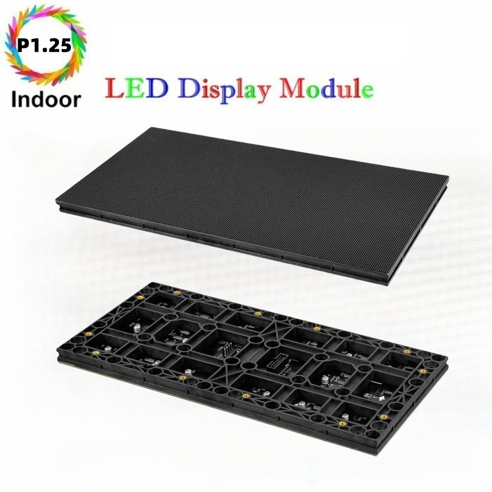 ID-S Series – P1.25 Indoor LED Display Module | 320×160mm | 32,768 Pixels Full Color RGB Tile | LED Video Panel for High-Resolution Display