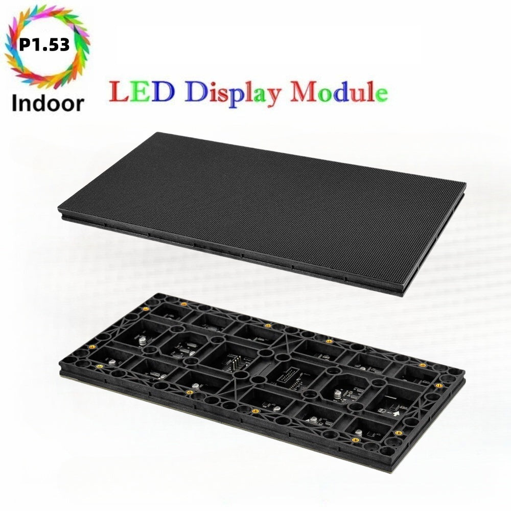 ID-S Series – P1.53 Indoor LED Display Module | 320×160mm | 22,050 Pixels RGB Tile | Full Color LED Screen Panel