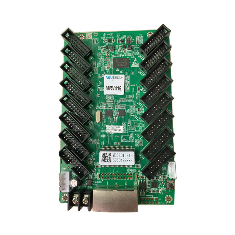 NovaStar MRV416‑N Receiving Card – Maxium 512×512 Pixels | 32‑Group RGB Data  HUB75  Controller Board for LED Display Screens