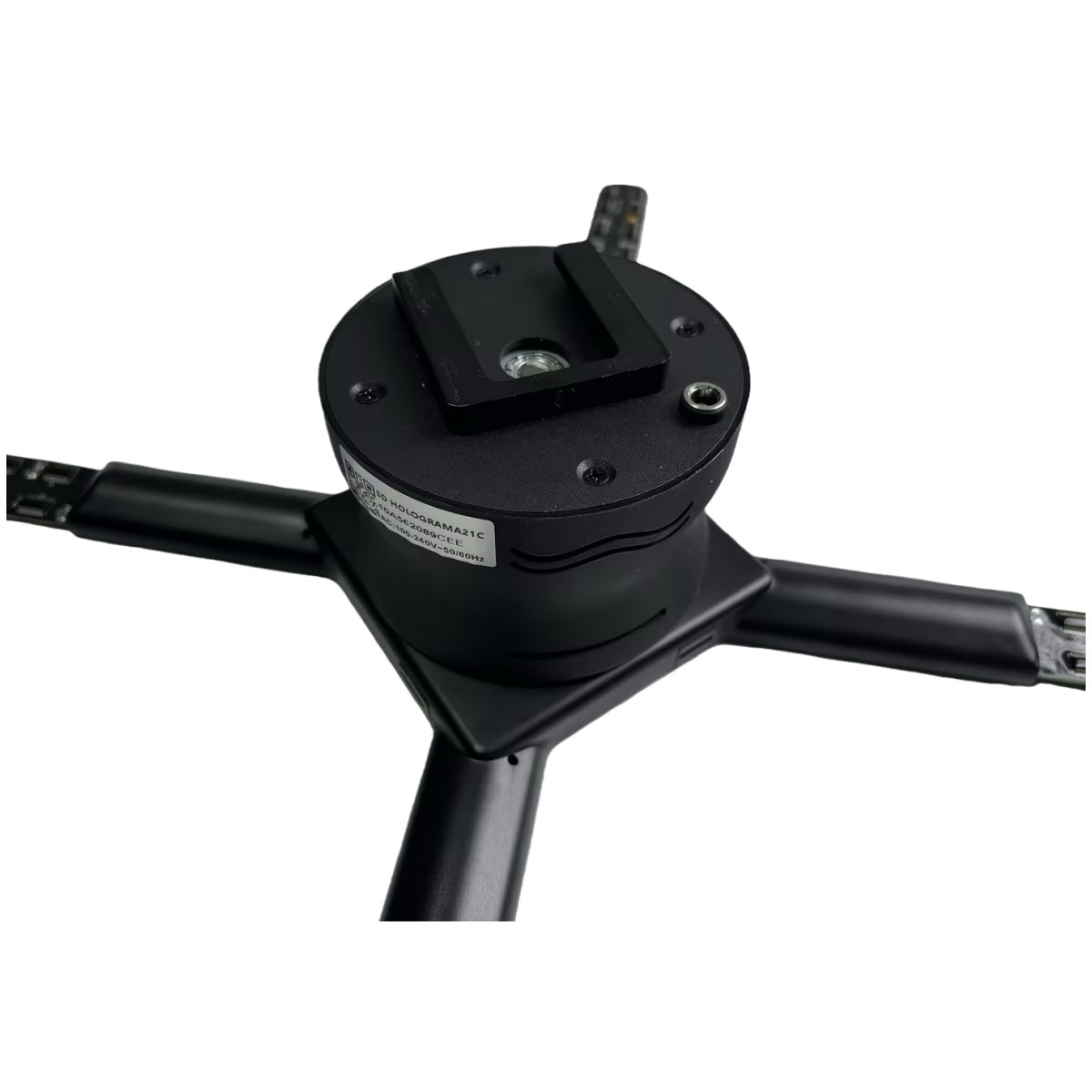 Freies Verschiffen (60H) 60cm 3D Hologramm 4 Klingen 720 stücke LEDs 1200Nits WiFi App Cloud Control LED Fan