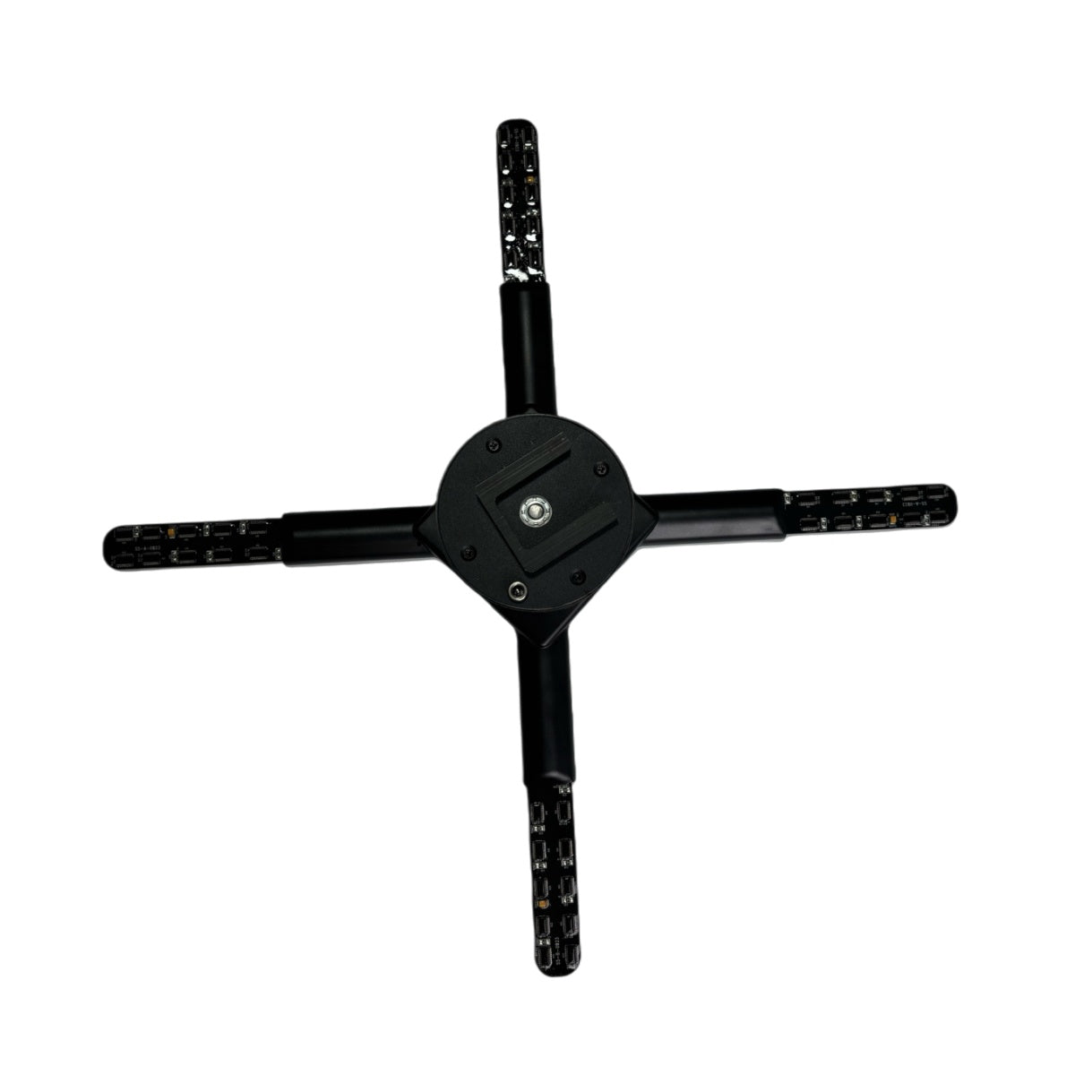 Freies Verschiffen (60H) 60cm 3D Hologramm 4 Klingen 720 stücke LEDs 1200Nits WiFi App Cloud Control LED Fan