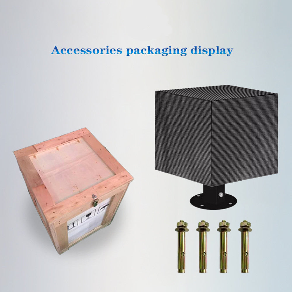 MC Series P1.8 Indoor 5-Face Magic Cubic LED Display (320×320mm per face, GOB) – Ideal for Museums & Luxury Retail Displays