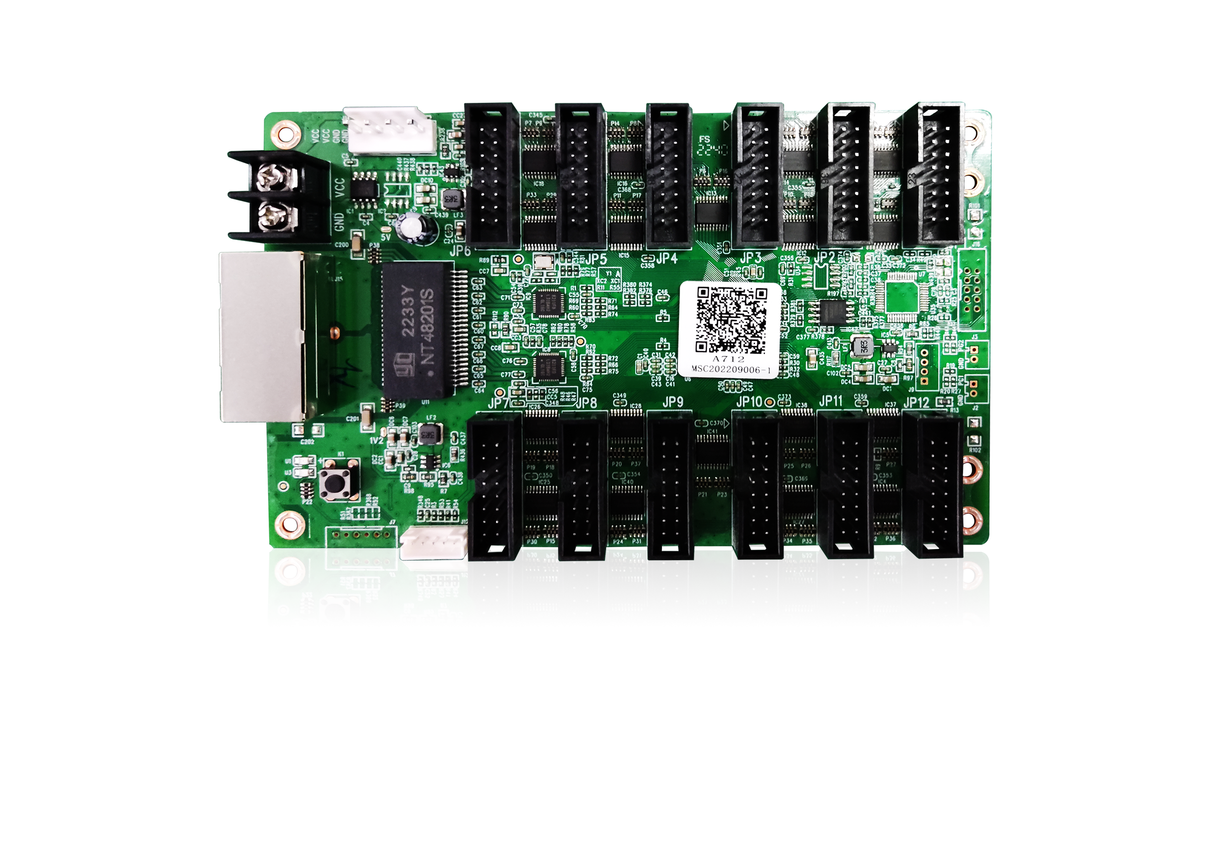 Mooncell A712 Receiving Card – 512×384 Pixels | Advanced LED Control Card with Multi-IC Compatibility for LED Display Screens