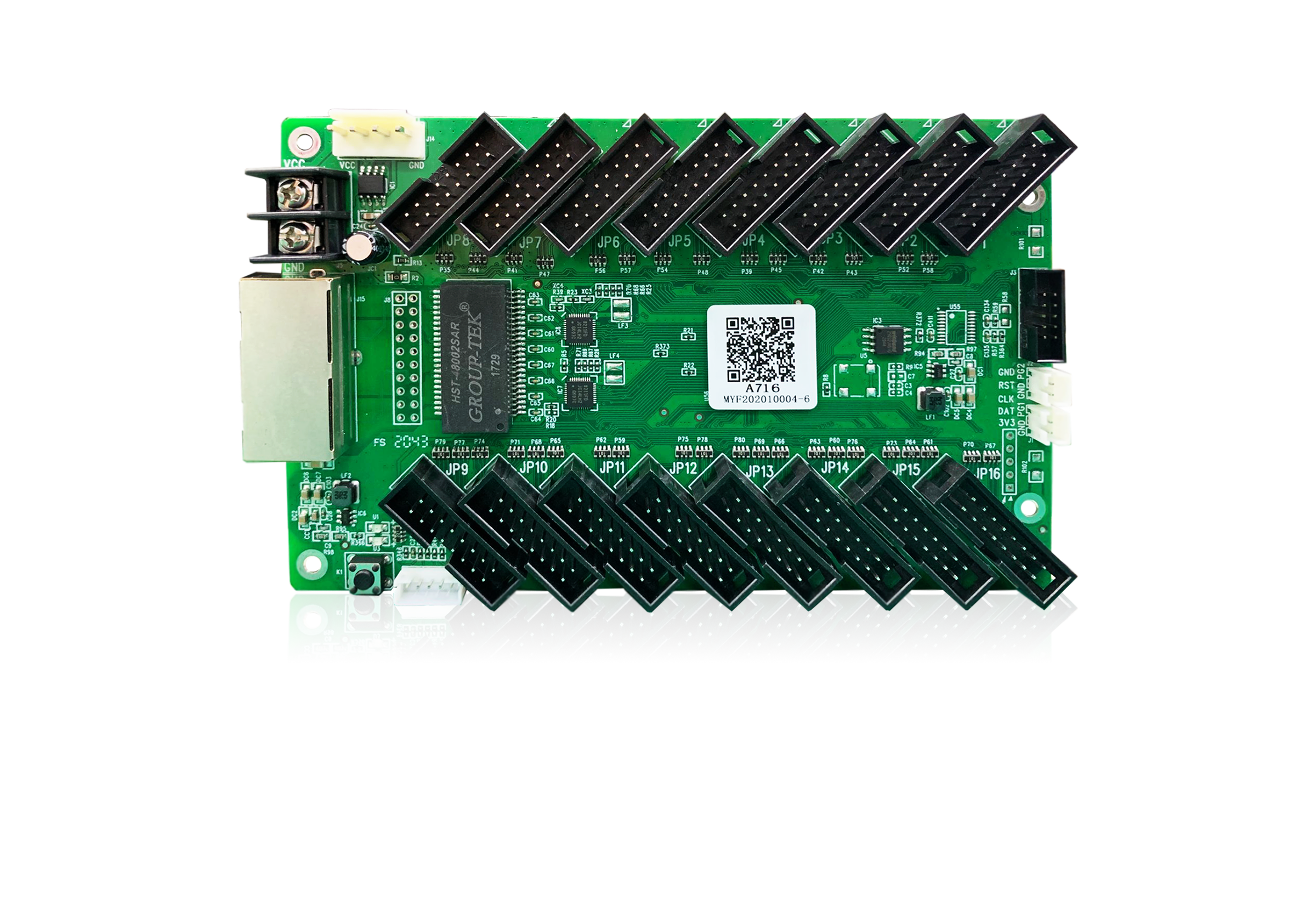 Mooncell A716 Receiving Card – 512×384 Pixels | High-Stability Receiving Card for Indoor & Outdoor LED Display Screens