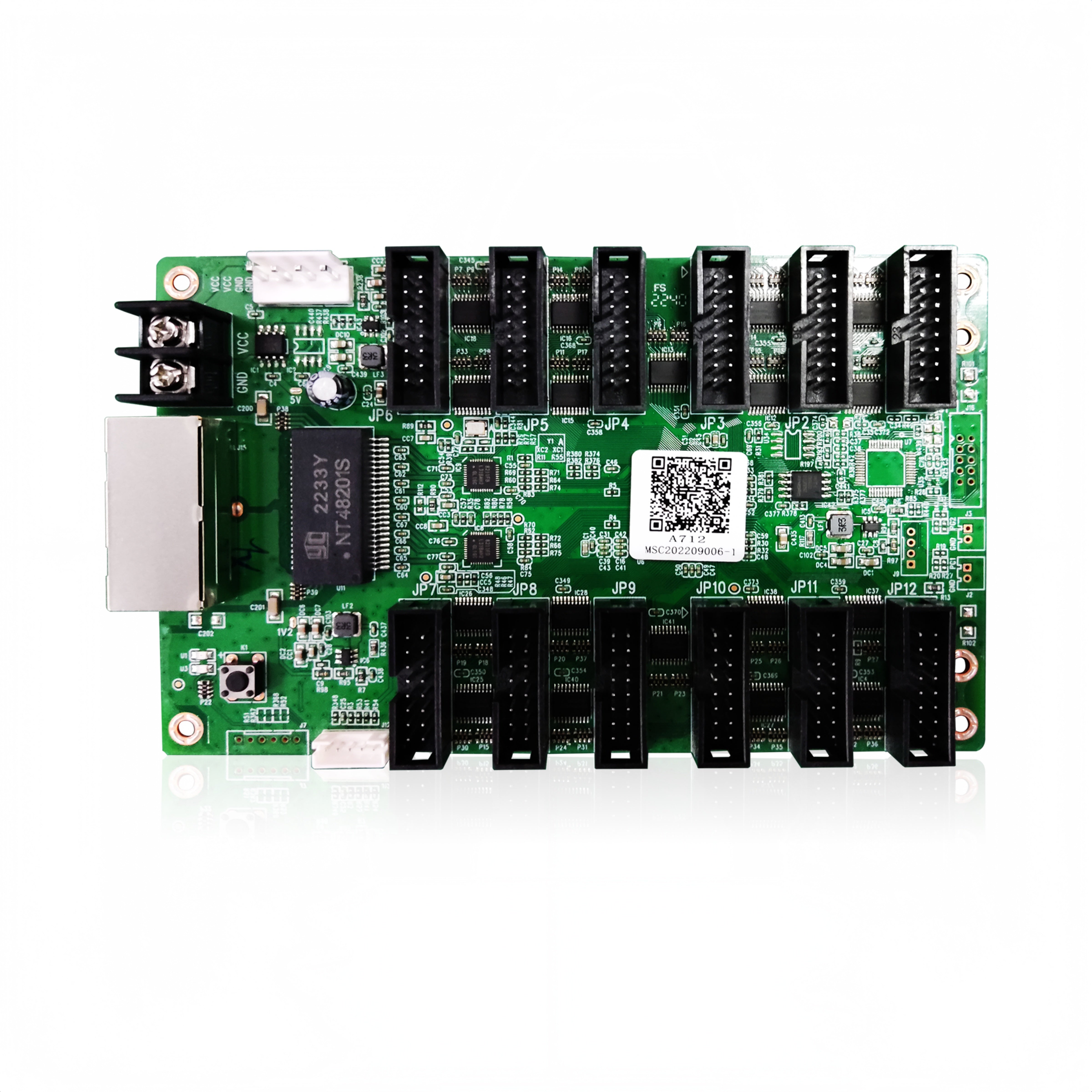 Mooncell A712 Receiving Card – 512×384 Pixels | Advanced LED Control Card with Multi-IC Compatibility for LED Display Screens