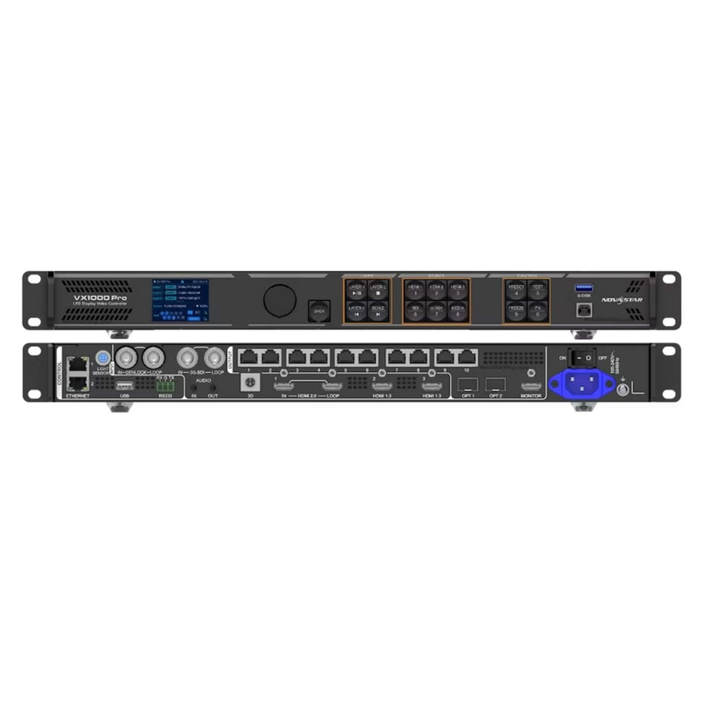NovaStar VX1000 PRO Video Processor – 4.9 Million Pixels | Ultra HD 4K Video Processor with HDR and Seamless Switching for LED Display Screens