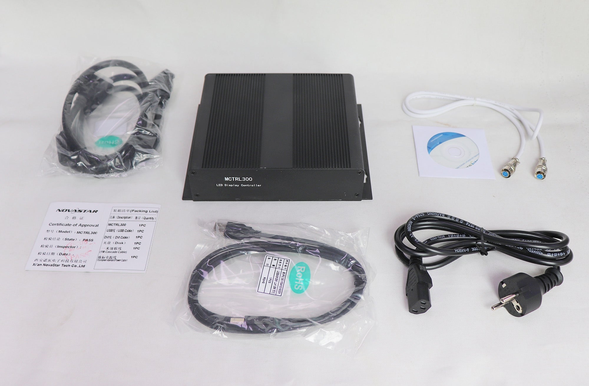 Contrôleur synchrone indépendant Novastar MCTRL300, résolution 1280 × 1024, capacité de chargement de 1,3 million