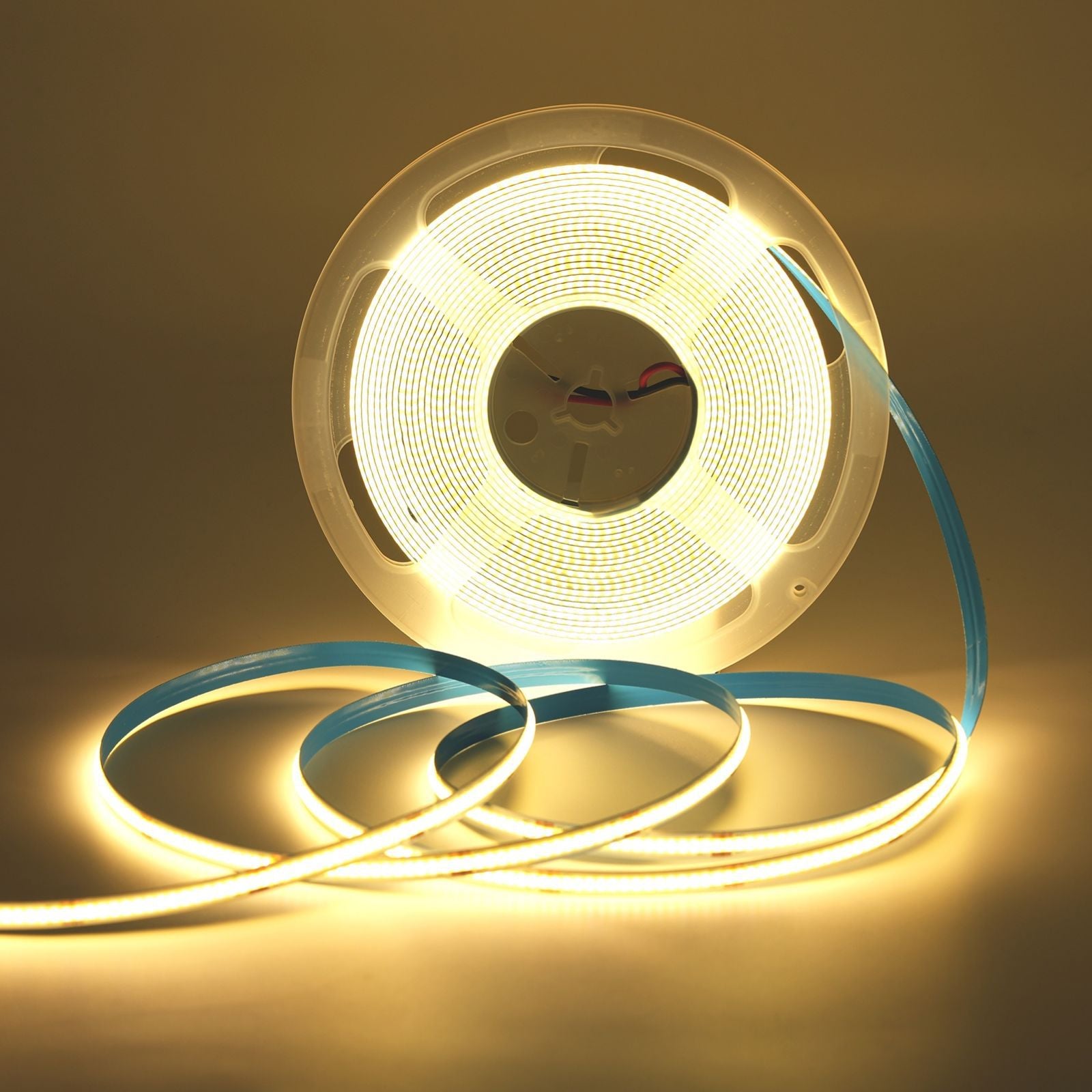 5MM Wide COB Flexible LED Strip Light - 12V / 24V | 384 LEDs/M | 3000K / 4000K / 6500K / Red / Blue / Green / Pink / Yellow | 5mm PCB | CRI 90+ | Dot-Free Continuous Lighting | Non-Waterproof | for Cabinets,Kitchen Office Lighting | 5/50M