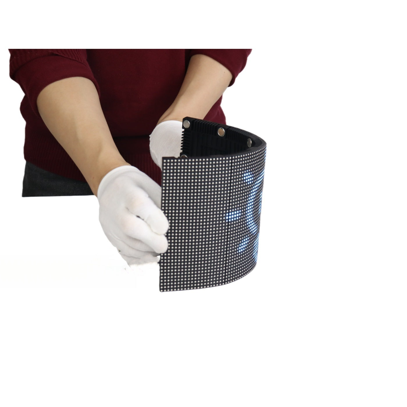 Module LED flexible d'extérieur série OF-3S – P4 | Panneau 320 × 160 mm | IP65 | Maintenance frontale | 4 500 nits