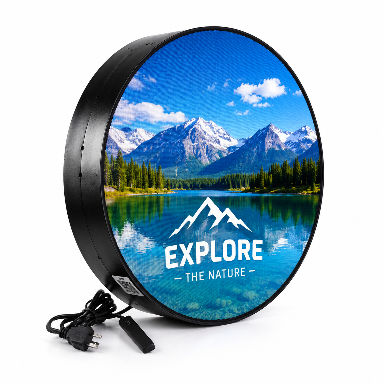 P1.8 70CM (27.56'') Diameter Outdoor Round LED Display High Resolution Circle Logo LED Sign