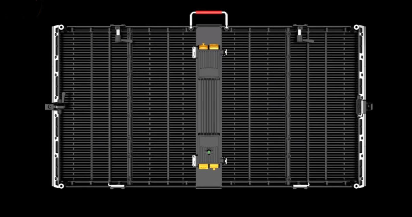 tClear Series Tri-proof P3.9/7.8mm OutdoorTransparent LED Display 4500nits in Size 1000x500mm Aluminum Cabinet for Indoor Installation for Glass /Window
