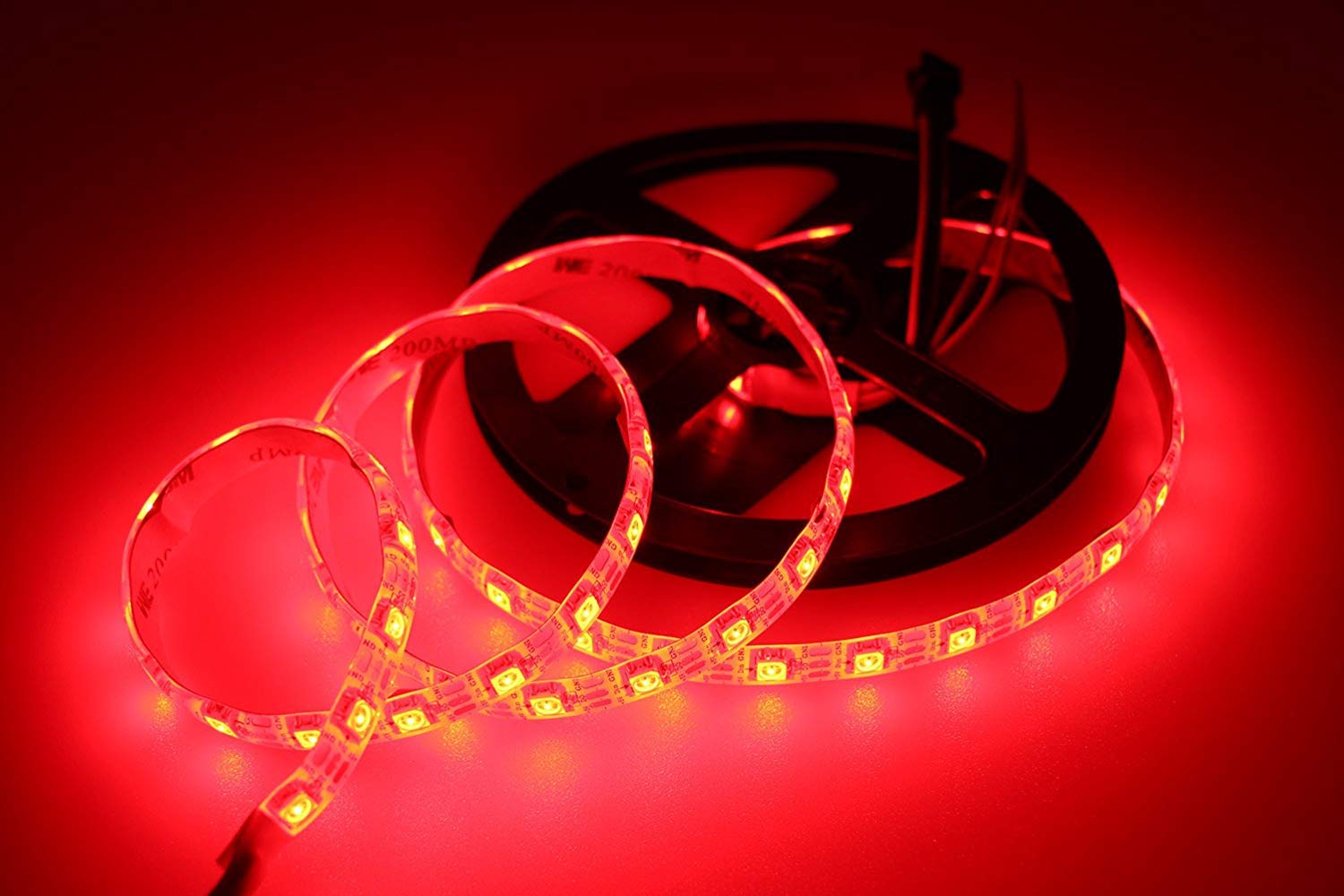 RGBIC LED Strip Light | WS2812 Individually Addressable | SMD5050 RGB | 60 LEDs/M | 5M (16.4FT) Roll | 5V DC | White/Black PCB | IP00/IP65/IP67 Options | Strip & Kit Packages