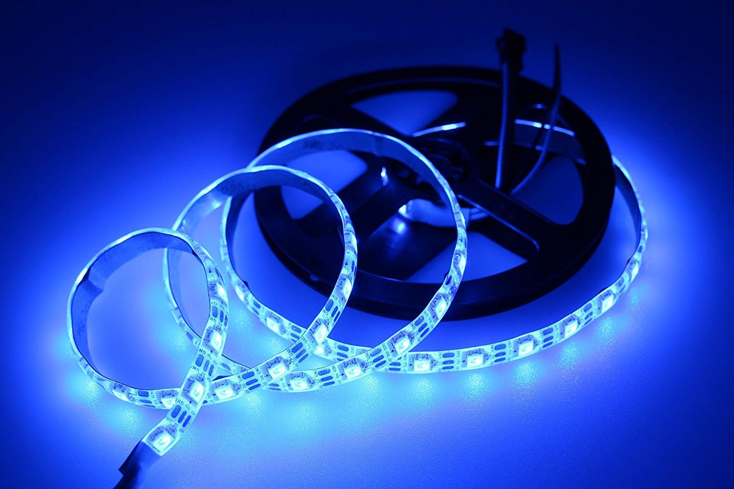 RGBIC LED Strip Light | WS2812 Individually Addressable | SMD5050 RGB | 60 LEDs/M | 5M (16.4FT) Roll | 5V DC | White/Black PCB | IP00/IP65/IP67 Options | Strip & Kit Packages