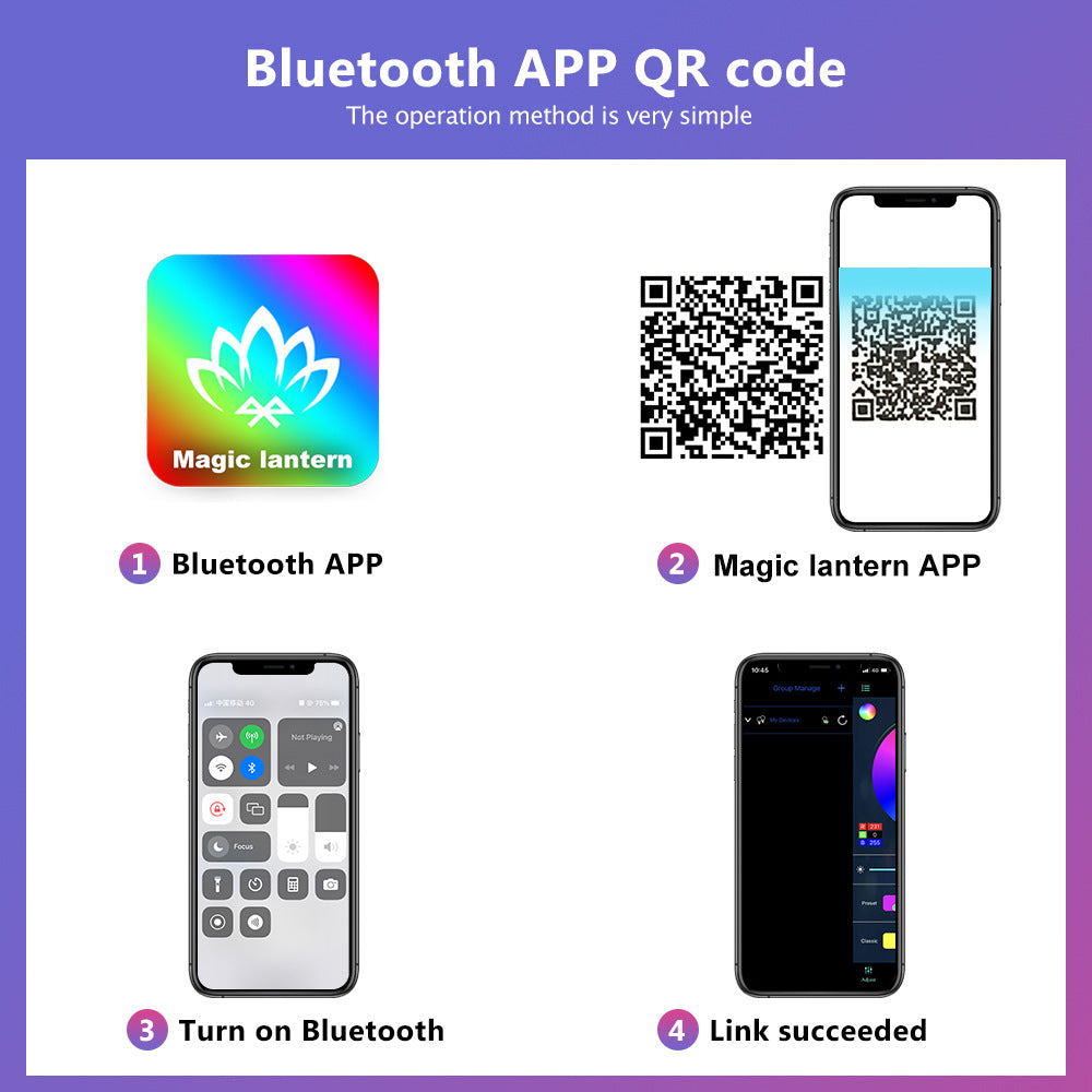 RGB Dream Color LED NEON Light Strip Kit in 16.4FT with 300LEDs Lighting Kit with APP Controlled Sound Active function Wireless Remote Control