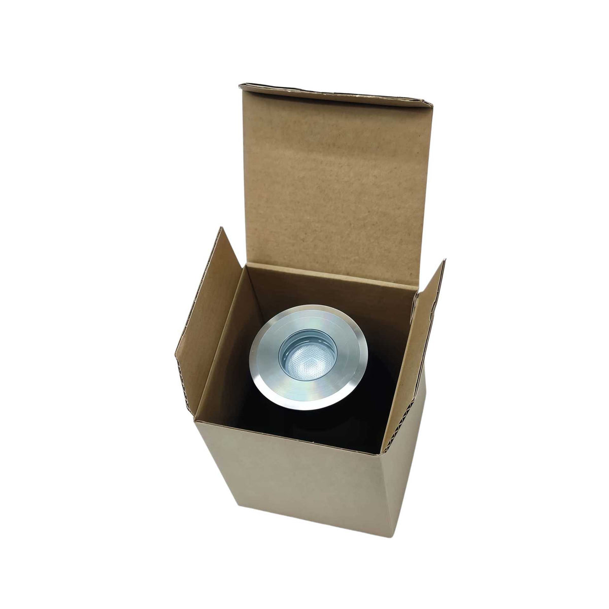 10er-Pack RGBW IP68 wasserdichte LED-Untergrundleuchte für den Außenbereich, 4 W, 24 V, Deckleuchte, Erdlampe, Strahler für Wege, Auffahrten, Gärten, Einbaulandschaften mit Edelstahlgehäuse, PC-Abdeckung, gehärtete Glaslinse