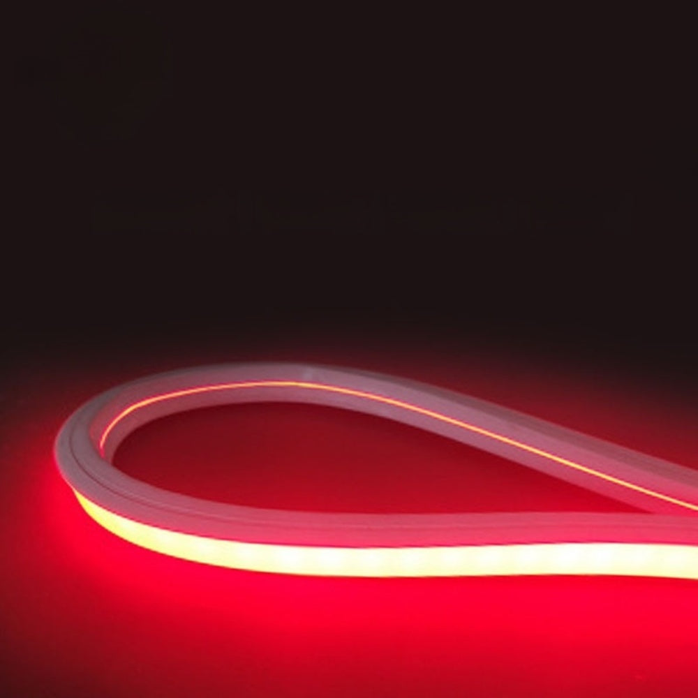RGB Color Changing Neon LED Strip Light SMD5050 60LEDs/M | 16×16mm Flexible Silicone Neon Rope | IP67 Waterproof | Top-Bend & Side-Bend Options | 5M Roll (Strip Only)